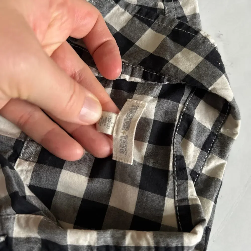 Tucker + Tate check button down shirt